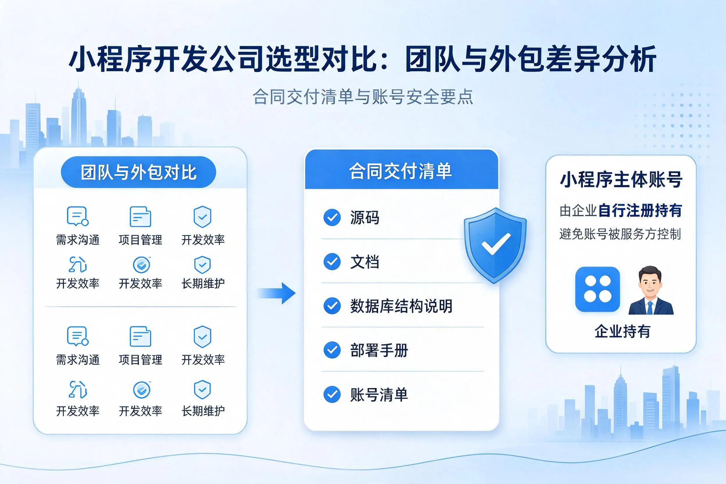 攀枝花小程序开发公司选型对比:团队与外包差异分析
