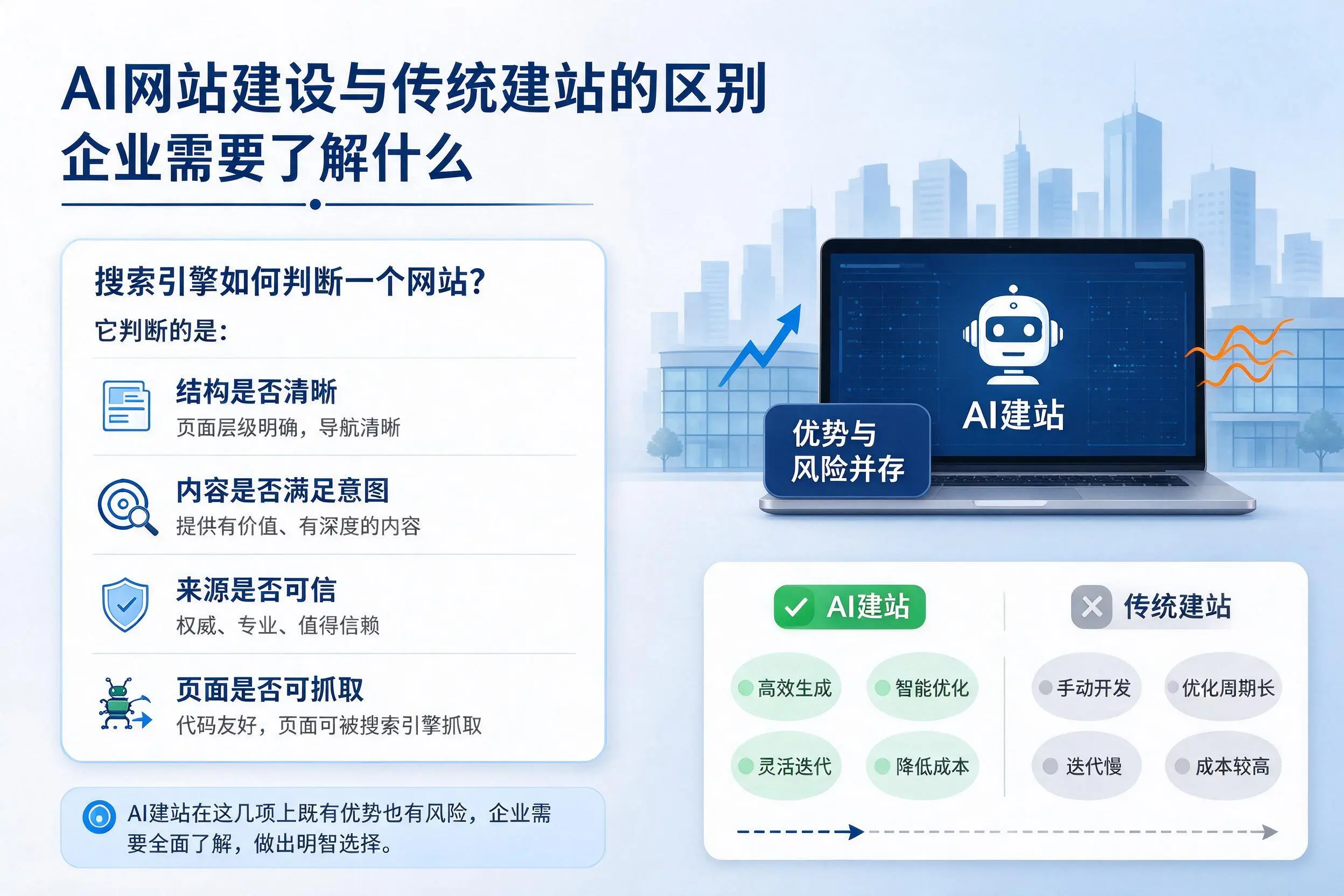 AI网站建设与传统建站的区别,攀枝花企业需要了解什么