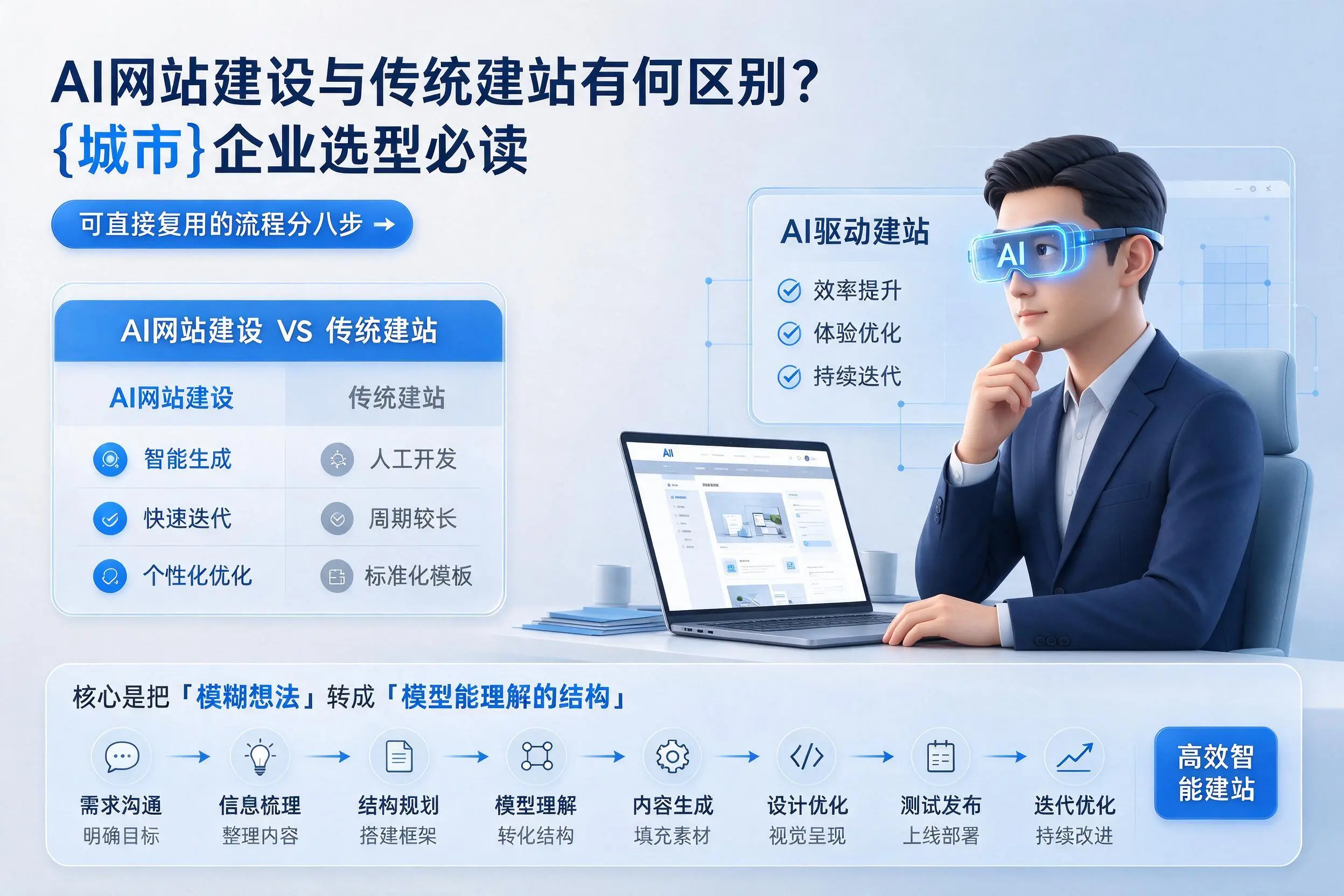 AI网站建设与传统建站有何区别?攀枝花企业选型必读